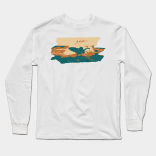 Texas Style Lone Surfer Long Sleeve T-Shirt